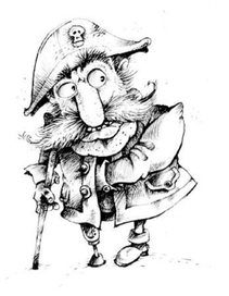 &quot;Пират&quot; , иллюстрация в детский журнал