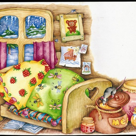 спальня для мишки