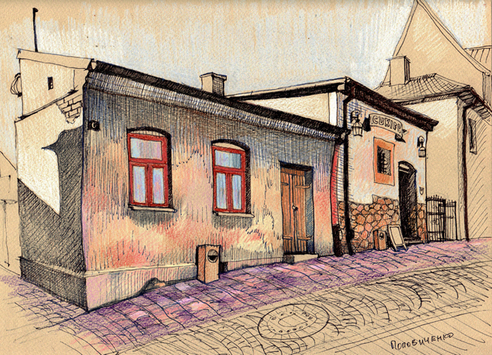 Улочка Хинцын. Польша.