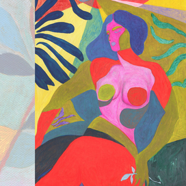 иллюстрация акрилом