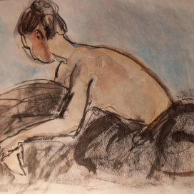 Модель в балетной пачке