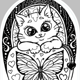 котик (рюкзачек антистресс)