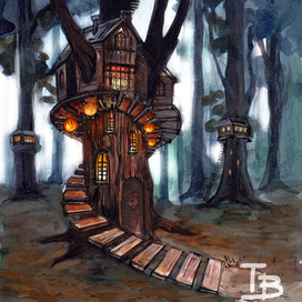 Эльфийская деревня