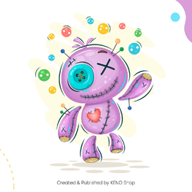 Мультфильм кукла Вуду.