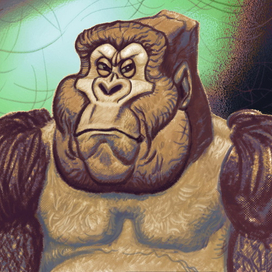 Гаврил Гориллыч. Компьютерная графика, 2017 г.