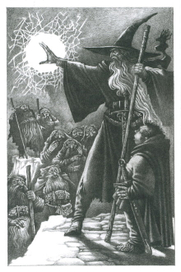 ДЖОН РОНАЛЬД РУЭЛ ТОЛКИН "ХОББИТ" ИЛЛЮСТРАЦИЯ.