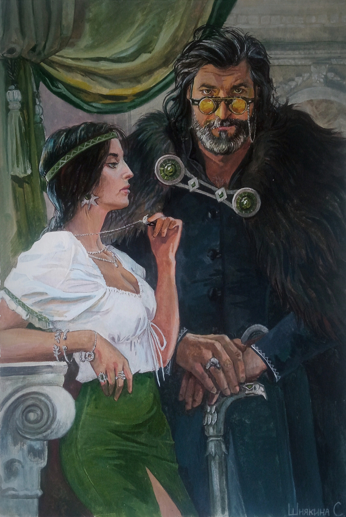 Иллюстрация к приключенческому роману Р. Голубитченко "Фернан Фрей: Книга путешествий"