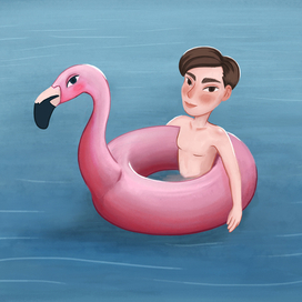 Мальчик на море