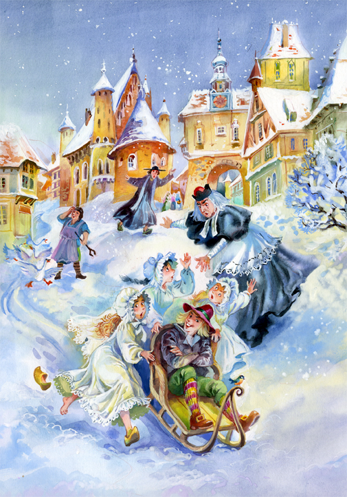 Санный поезд