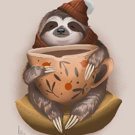 Ленивец и какао