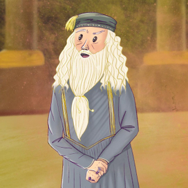 Профессор Альбус Дамблдор, серия книг о Гарри Поттере