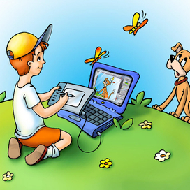 Юный художник