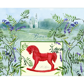 Эскиз открытки (в работу не пошел, к сожалению)