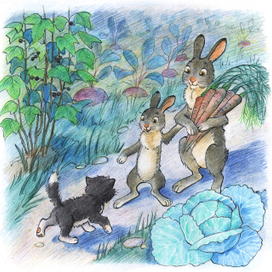 Мама, я в лесу зайчонка нашёл! 