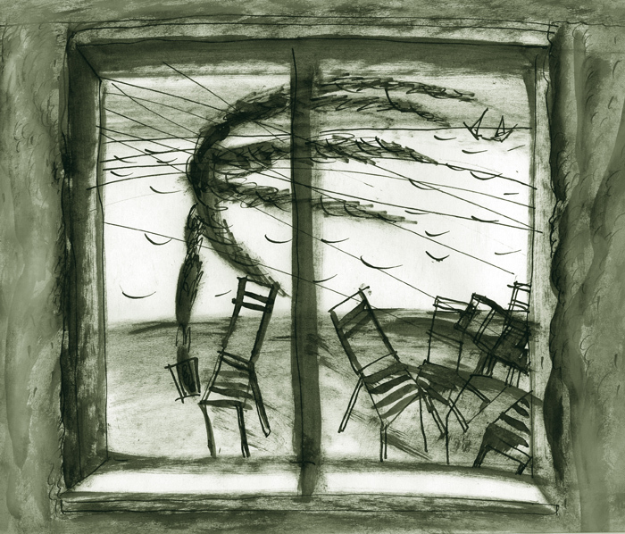 Шотландия, вид на море