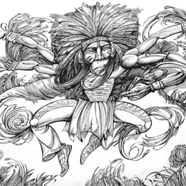 Танец травы.Центральная часть.