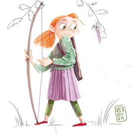 Девочка лучница