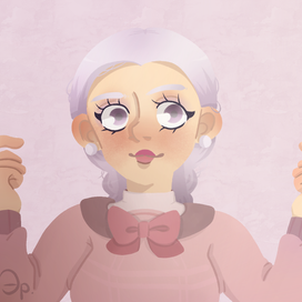 Девочка в розовом