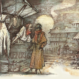 Ковент-Гарден зимним вечером