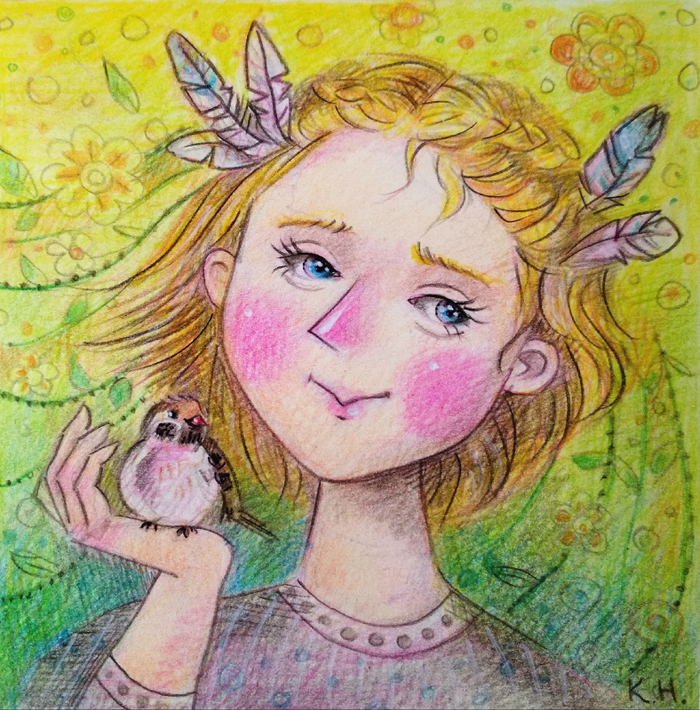 Девочка-птичка