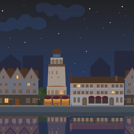 Рыбная деревня в Кёнике