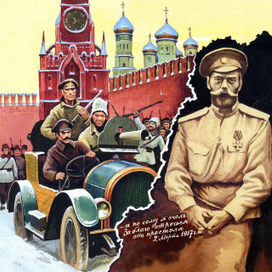 Рис. на переплет "Грозы над Россией" ( Сдал переплет 19 августа1991 года)