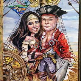 Шарж "пИРАТЫ"