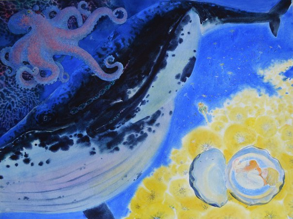 "Привал". Иллюстрация к сказке "Мир грёз"