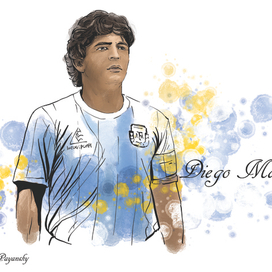 MARADONA. Album for the stickers.