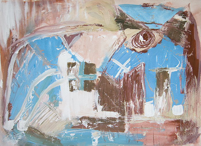 голубая лошадь или синий конь