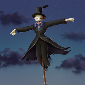 Пугало-репка из аниме