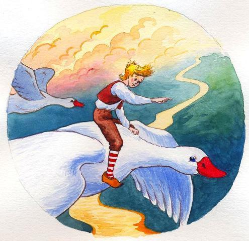 "Путешествие Нильса Хольгерсона с дикими гусями"