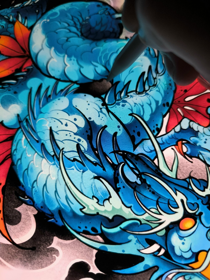 Работа над иллюстрацией для календаря.