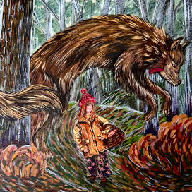 Отправилась Красная Шапочка к бабушке через лес…