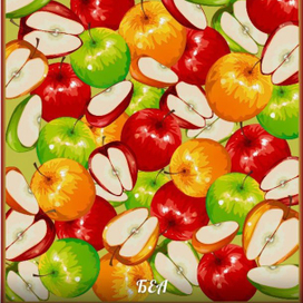 Фон "Яблоки"