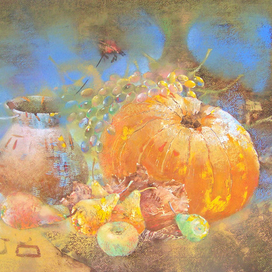 Натюрморт с тыквой