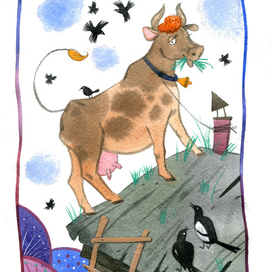 Иллюстрация к книге "Лучшие сказки мира", С. Маршак.