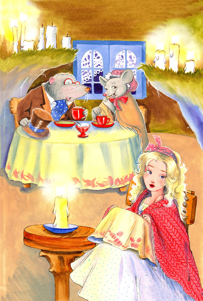 У полевой мыши.