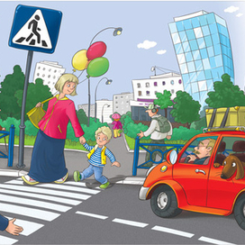 ПДД. Пешеходный переход