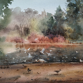 У старого пруда