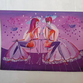 Диана Кичанова: серия картин - "Винегрет"