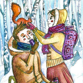 Прогулка по зимнему лесу