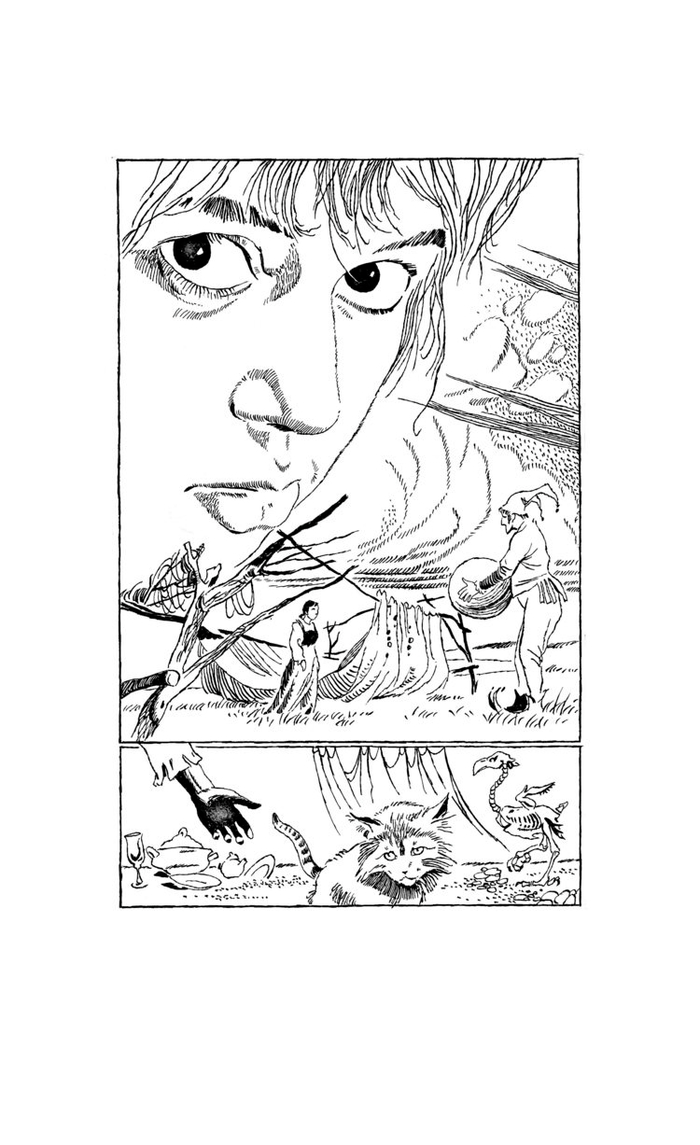 иллюстрация к роману Г.Манна"Серьезная жизнь"