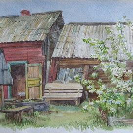 Весенний дворик