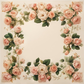 Цветочный орнамент " Розы" ( 2 )