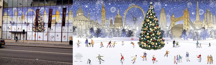 Иллюстрация для банка Coutts, Лондон