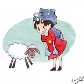 Для книги "Детские игры татар" Волк-волк