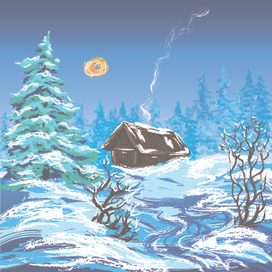 Зимний пейзаж