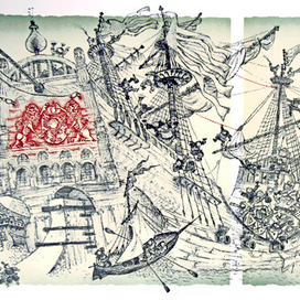 иллюстрация к роману Ф.Рабле Гаргантюа и Пантагрюэль