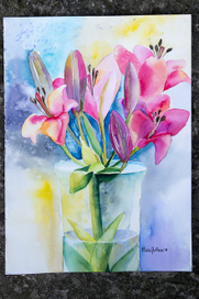 воздух, свет и лилия